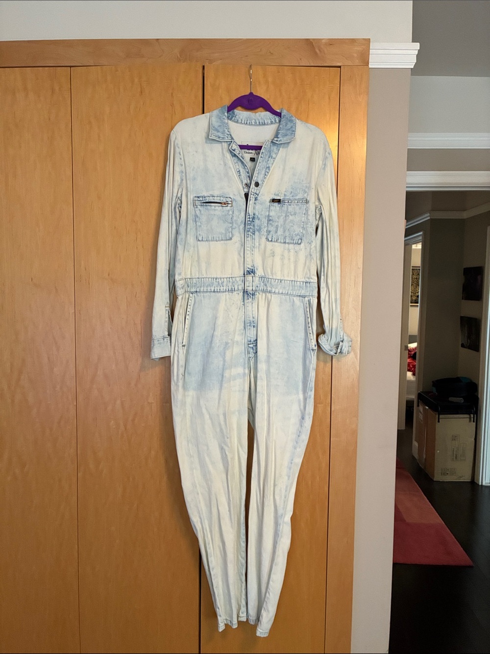 Lee Light Wash Denim Jumpsuit